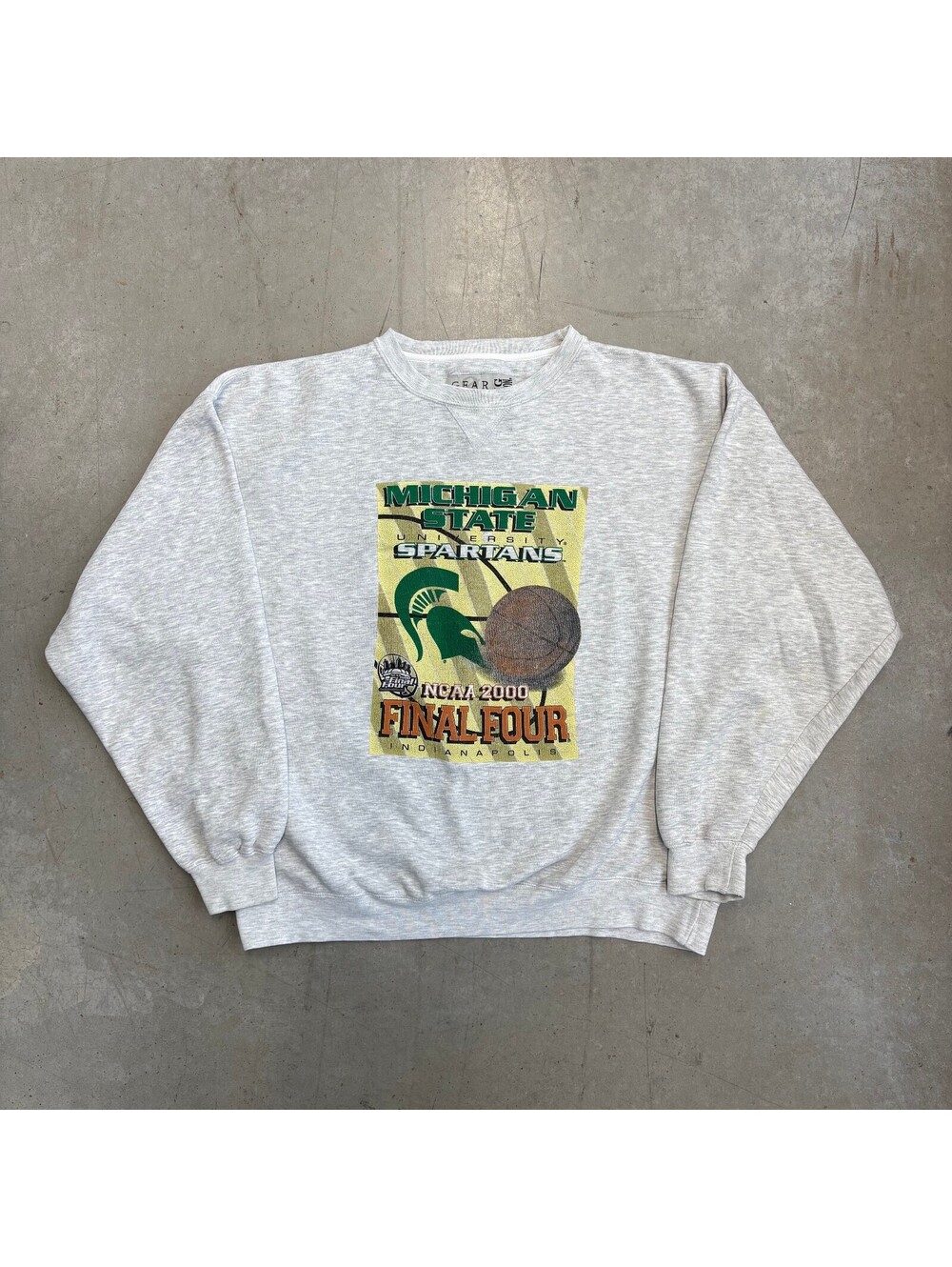 Vintage 2000s Michigan State Spartans Final Four Sweatshirt Extra Large Gray